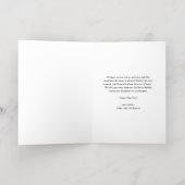 2025タイポグラフィブラックHappy New Year写真 箔シーズンカード (内側レイダウン)