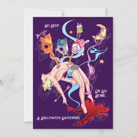 2025ダークファンタジーハロウィーン カード (正面)