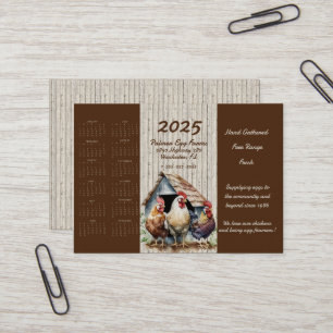 2025チキン卵農家 名刺