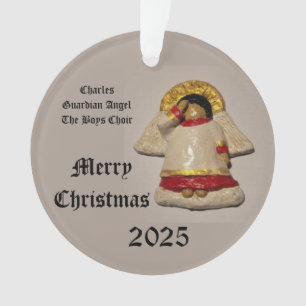 2025チャールズ・メリークリスマス・ガーディアン・エンジェル オーナメント