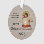 2025チャールズ・メリークリスマス・ガーディアン・エンジェル オーナメント (正面)
