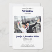 2025ツインエクセルブルーPinstried写真卒業 招待状 (裏面)