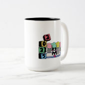 2025ツートーンマグ、15オズのGlowin & Growinクラス ツートーンマグカップ (正面右)