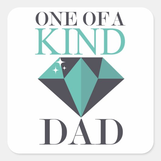 2025トレンドパパスタンプ – ギフトの一種 スクエアシール (正面)