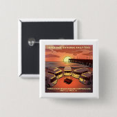 2025ナショナルラリーのロゴ正方形ボタン 缶バッジ (正面&裏面)