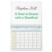 2025ナポレオン・ヒル、ゴールは夢の期限 カレンダー (1月 2027)