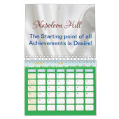 2025ナポレオン・ヒル、達成は欲望 カレンダー (3月 2026)