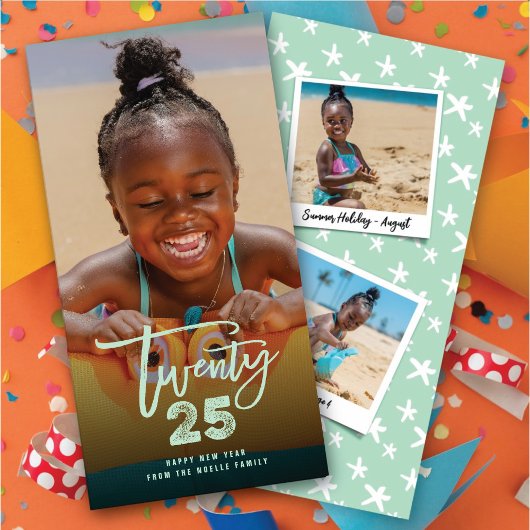 2025ネオンブラシスクリプト2025年正月写真 シーズンカード