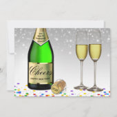 2025ハッピーニューイヤーきらめくワインボトル (正面)