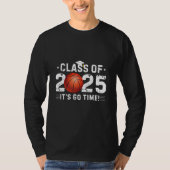 2025バスケットボール選手 – クラス2025 – 卒業 Tシャツ (正面)