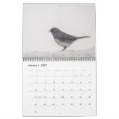2025バーモント暦の鳥 カレンダー (1月 2027)