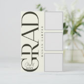 2025パーソナライズされた年モダン卒業カードの種類 カード (スタンド正面)