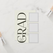 2025パーソナライズされた年モダン卒業カードの種類 カード (正面/裏面インサイチュ)