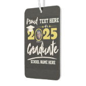 2025パーソナライズされた年誇りを持ったの卒業生クラス カーエアーフレッシュナー (左)