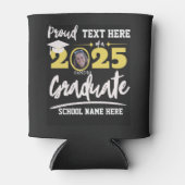 2025パーソナライズされた年誇りを持ったの卒業生クラス 缶クーラー (正面)