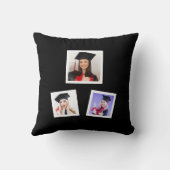 2025パーソナライズされた年誇りを持った卒業の母さん クッション (裏面)