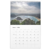 2025ビーチ愛好家 カレンダー (3月 2026)