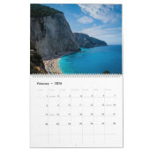 2025ビーチ愛好家 カレンダー (2月 2026)