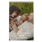 2025ファミリーカスタムフォトシック文字カレンダー カレンダー (カバー)