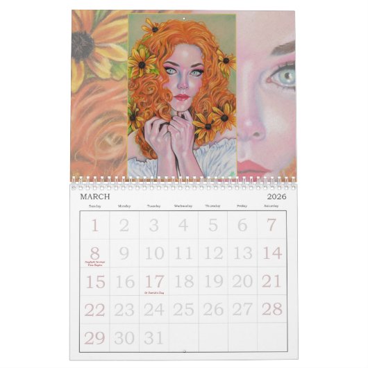 2025ファンタジーカレンダーカテリーナアート カレンダー (3月 2026)