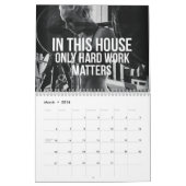 2025フィットネスやる気を起こさせるカレンダー カレンダー (3月 2016)