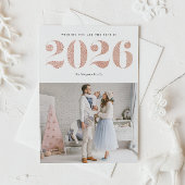 2025フェイクバラ金ゴールドモダングリッター新年 シーズンカード