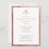 2025フェイクバラ金ゴールドRNナース卒業パーティー 招待状 (正面)