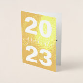 2025フォイル卒業発表(写真あり) 箔カード (正面)