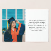 2025フォイル卒業発表(写真あり) 箔カード (内部)