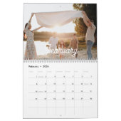 2025フォトカレンダーカスタムタイトルと13枚の写真 カレンダー (2月 2026)