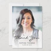 2025フォトクラシックモダン金ゴールド サンキューカード (正面)