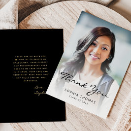 2025フォトクラシックモダン金ゴールド サンキューカード