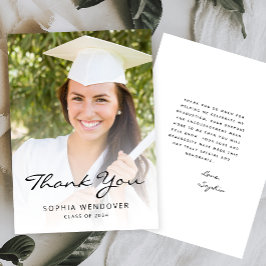 2025フォトクラシック白黒 サンキューカード