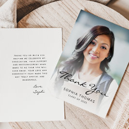 2025フォトクラシック白黒 サンキューカード