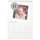 2025フォトコラージュ家族シンプルの家族は自分で作成 カレンダー (2月 2026)