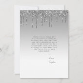 2025フォトシルバーグリッタードリップ卒業 サンキューカード (裏面)