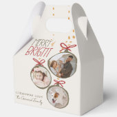 2025フォトファミリークリスマスカードありがとう好意 フェイバーボックス (正面)