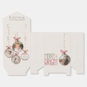 2025フォトファミリークリスマスカードありがとう好意 フェイバーボックス (見開き)