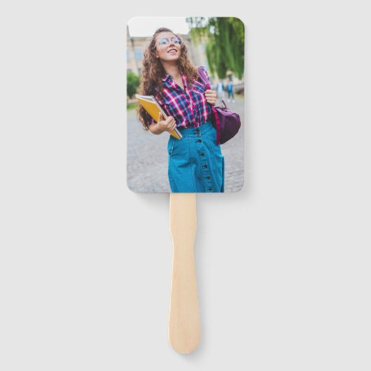 2025フォトマゼンタブラシ仕上げメタル卒業 ハンドファン (裏面)