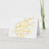 2025フローラデザイン折り畳みフォイルカード 箔シーズンカード (正面)