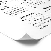 2025ブルーバードカップルのポスターカレンダー ポスター (角)