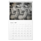 2025ブロックカレンダー カレンダー (1月 2027)