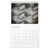 2025ブロックカレンダー カレンダー (3月 2027)