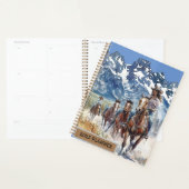 2025プランナーと女性のカーボーイ西部テーマ。 プランナー手帳 (ディスプレー)