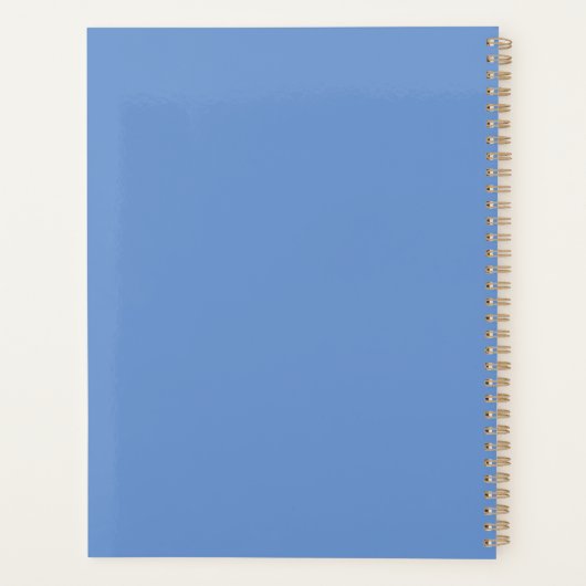 2025プランナーと女性のカーボーイ西部テーマ。 プランナー手帳 (裏面)