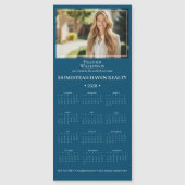 2025プロフェッショナル業磁気カレンダー/青 (正面)