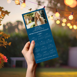 2025プロフェッショナル業磁気カレンダー/青