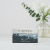 2025マウンテンランドスケープポケットカレンダー 名刺 (スタンド正面)