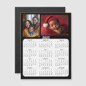 2025ミニカレンダー | 家族の写真パーソナライズされた (正面/裏面)