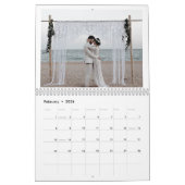 2025ミニマルカスタマイズモダン写真ファミリー カレンダー (2月 2026)